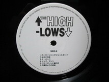 盤質A ステンシルシート ハイロウズ THE HIGH-LOWS (Analog) アナログレコード vinyl _画像7