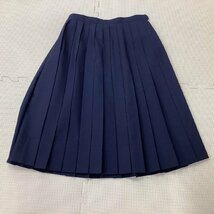 I323/Y(中古)東北方面 女子制服2点 /希少/校名不明/M/W60/夏セーラーブラウス/ダブルボタン/夏スカート/シルバー1本ライン/高校/中学/学生_画像8