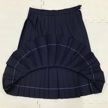 O474/(中古)兵庫方面 女子制服2点 /校名不明/M/W68/丈63.5/車ヒダ28本/白3本/冬セーラー/冬スカート/NIKKE/冬用/冬服/紺/中学/高校/学生服_画像7