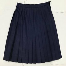 O474/(中古)兵庫方面 女子制服2点 /校名不明/M/W68/丈63.5/車ヒダ28本/白3本/冬セーラー/冬スカート/NIKKE/冬用/冬服/紺/中学/高校/学生服_画像6