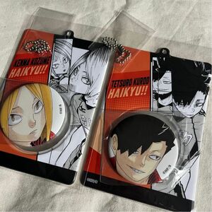 ジャンプヒーロー 夏祭り 2023 ハイキュー!! 缶バッジ＆特製ホルダーコレクション　黒尾鉄朗 孤爪研磨
