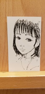 名刺サイズオリジナルイラスト原画『女の子29』