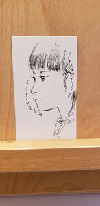 名刺サイズオリジナルイラスト原画『女の子36』