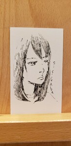 名刺サイズオリジナルイラスト原画『女の子46』