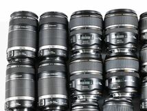 1 29点まとめ Canon キヤノン EF-S 18-55mm 18-200mm 18-85mm 55-250mm 他 AFズームレンズ まとめ まとめて 大量セット_画像2