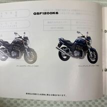 スズキ GSF1200(バンディット) (GV79A) パーツカタログ　サービスマニュアル _画像3