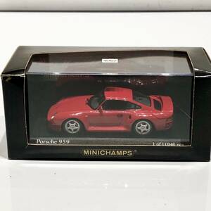 未使用◆ミニチャンプス Minichamps 1/43 ポルシェ Porsche 959