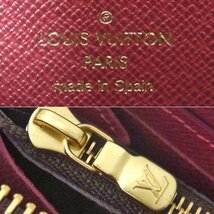 【新品同様/Sランク】ルイヴィトン(Louis Vuitton) ポルトフォイユ・クレマンス M60742 RFID モノグラム フューシャ ブラウン 送料880円_画像8