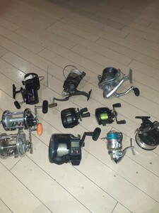 リール SHIMANO シマノ RYOBI ダイワ リョービ 船 ベイトリール　ドラム　ケンコー　まとめて　現状