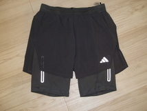 即決！新品★adidas(アディダス)ハーフパンツ 速乾冷却テクノロジー【２XL】￥9,570 HEAT. RDY HIIT 2-in-1 ショーツ DKV98 　　2/3N7_画像1