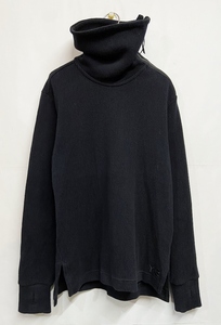 S size *Y-3 adidas Yohji Yamamotowa chair Lee Yohji Yamamoto Zip attaching high‐necked knitted black ta-toru neck sweater 