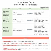 NMZN-Y73D トヨタ ルーミー ライズ テレビキャンセラー 走行中にテレビが見れる ナビ操作 ハーネス 運転中 スイッチ 切り替え TV視聴_画像5