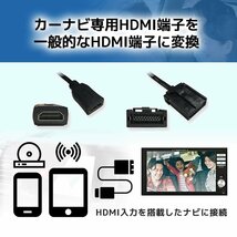 NSZN-W71D ダイハツ 7インチ キャンセラー HDMI 変換 ケーブル セット 走行中 テレビが見れる ナビ操作 スマホ 繋ぐ ミラーリング キャスト_画像3