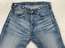 2007年 日本製 リーバイス LEVI'S LVC 22501 -0003 シンチバック 加工モデル 裾オリジナル 表記W34 実寸80L76 [k-0208]_画像3