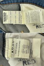 チュニジア製 2001SS リーバイスレッド LEVI'S RED HONEST DISHONEST オネスト ディスオネスト 立体裁断 表記30x32 [k-0206]_画像8