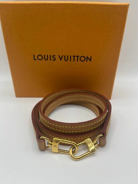 美品 LOUIS VUITTON ショルダーストラップ ヌメ革 レザー 