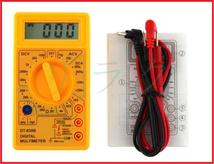 送料無料 小型テスター DT-830B デジタルマルチテスター 電圧計電流計 デジタル マルチメーター コンパクトサイズ_画像3
