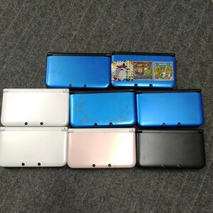 A012011 1円〜 Nintendo 3DS LL 8台 まとめ売り 通電確認済みジャンク 任天堂 3DS LL 本体 ニンテンドー まとめ SPR-001