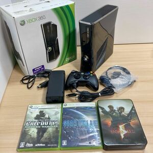 XBOX360S 本体 Model 1439 250GB + スターオーシャン4 等 ソフト3本 まとめてセット Microsoft マイクロソフト 箱付(3-2)