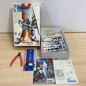 1/144 νガンダム フィンファンネル装備型 機動戦士ガンダム 逆襲のシャア 1988年 バンダイ TAMIYA ミニ四 ニッパー/曲線バサミ付(3-1)