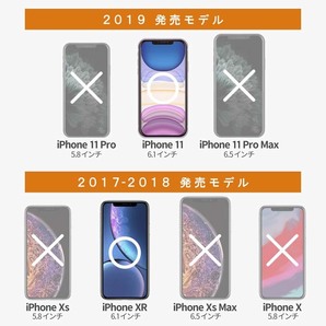 2個 エレコム iPhone 11・XR 超強靱ガラスフィルム ブルーライトカット 最強加工 強度4倍以上 液晶保護 指紋防止 高透明 シールシート 841の画像3