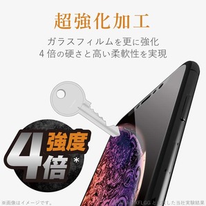 2個 エレコム iPhone 11・XR 超強靱ガラスフィルム ブルーライトカット 最強加工 強度4倍以上 液晶保護 指紋防止 高透明 シールシート 841の画像5