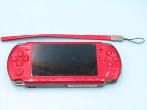 J016 PSP 本体　レッド　動作不良品