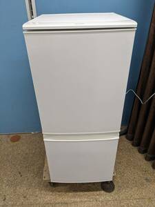 SHARP 2ドア冷凍冷蔵庫 137L 2015年製 SJ-D14A-W つけかえどっちもドア OS