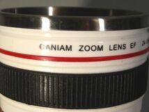 CANIAM キャノン ZOOM LENS EF 24-105mm 1:4 L IS USM カメラ レンズ型 ステンレス ボトル マグカップ タンブラー_画像2