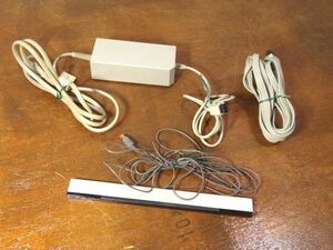 Wii AC ADAPTER アダプター RVL-002 SENSOR BAR センサー バー RVL-014 ケーブル 3点 保証 ③