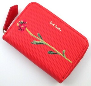 * box less . special price * new goods unused goods * Paul Smith fastener key case red *