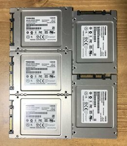 【5台セット】TOSHIBA / SOLID STATE DRIVE / THNSNH128GCST / 7mm / 128GB【正常】