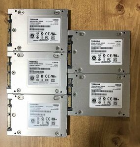 【5台セット】TOSHIBA / SOLID STATE DRIVE / THNSNC128GBSJ / 9mm / 128GB 【正常】