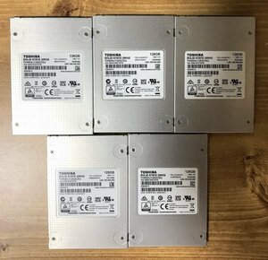 【5台セット】TOSHIBA / SOLID STATE DRIVE / THNSNJ128GCSU / 7mm / 128GB 【正常】