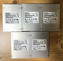 【5台セット】TOSHIBA / SOLID STATE DRIVE / THNSNJ128GCSU / 7mm / 128GB 【正常】_画像1