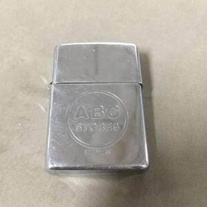 ◆Zippo ジッポ ABC STORES 1997年 BⅤⅢ ライター シルバー　【24/0105/01