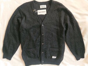 WACKO MARIA Mohair Knit Cardigan 黒 XL 21AW ワコマリア モヘアカーディガン