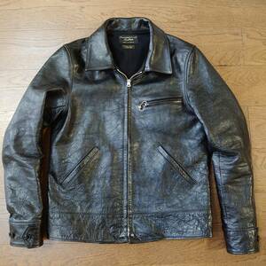 FOUNTAINHAED LEATHER ファウンテンヘッドレザー　[Alphaアルファ]　ブラック　　サイズ36 　　　ファインクリーク　ハイラージ