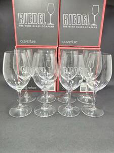 ◆リーデル RIEDEL ワイン グラス ouverture オヴァチュア 8客 8脚セット ♯6408/00◆ys26356⑦