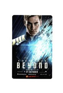 2016　映画半券『スター・トレック BEYOND』ムビチケ(クリス・パイン)/使用済み/美品/クリス・パイン/ザッカリー・クイント