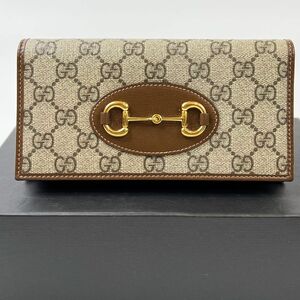 極美品グッチ ホースビット 1955 チェーン付きウォレット GUCCI