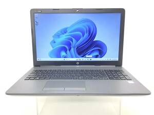 ◆1円スタート ジャンク HP 250 G7 Win11 intel Core i5-8265U メモリ8GB SSD256GB 15.6インチ カメラ ACアダプター付属