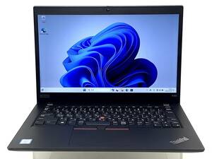 ◆即決価格 Lenovo ThinkPad X390 Win11 Core i5-8265U メモリー8GB SSD256GB 13.3インチFullHD カメラ ACアダプター付属