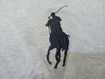 [12B-61-006-1] POLO RALPH LAUREN ポロ ラルフ ローレン 半袖Tシャツ サイズS グレー_画像6