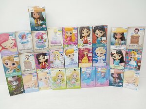 [BA-2-4] フィギュア ディズニー QPOSKET まとめ売り 未開封 ラーヤ/ルーラン/アリス/アリエル/エルサ など いろいろ 未開封品 28点