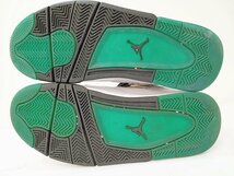 [KA16A-61-106-1] NIKE WMNS AIR JORDAN 4 ナイキ ウィメンズ エア ジョーダン 4 AQ9129-100 LUCID GREEN サイズ28cm ホワイト_画像7