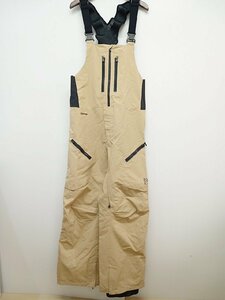 [12B-61-019-1] BURTON バートン ビブパンツ AK Goretex Summit11182 CN 760335 サイズL ベージュ