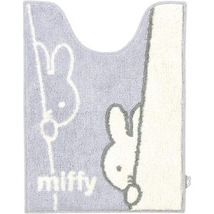 [ немедленная уплата ].. Miffy .... казаться туалет ta Lee one подножка длинный туалет коврик примерно 80×60cm серый senko- Miffy 