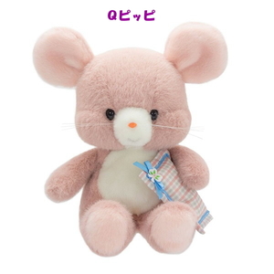 [ immediate payment ] retro soft toy this comb ..Qpipi. virtue 2 .. mouse .. retro Showa era soft toy no start ruji-80 period 