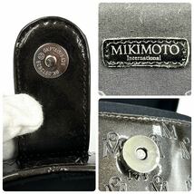 ◆ MIKIMOTO ミキモト バニティバッグ エナメル ブラウン 化粧ポーチ 化粧ボックス 非売品 ◆_画像10